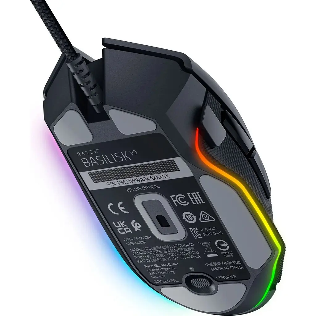 Миша Razer Basilisk V3 35K Black (RZ01-05230100-R3M1) [123209] - фото 7