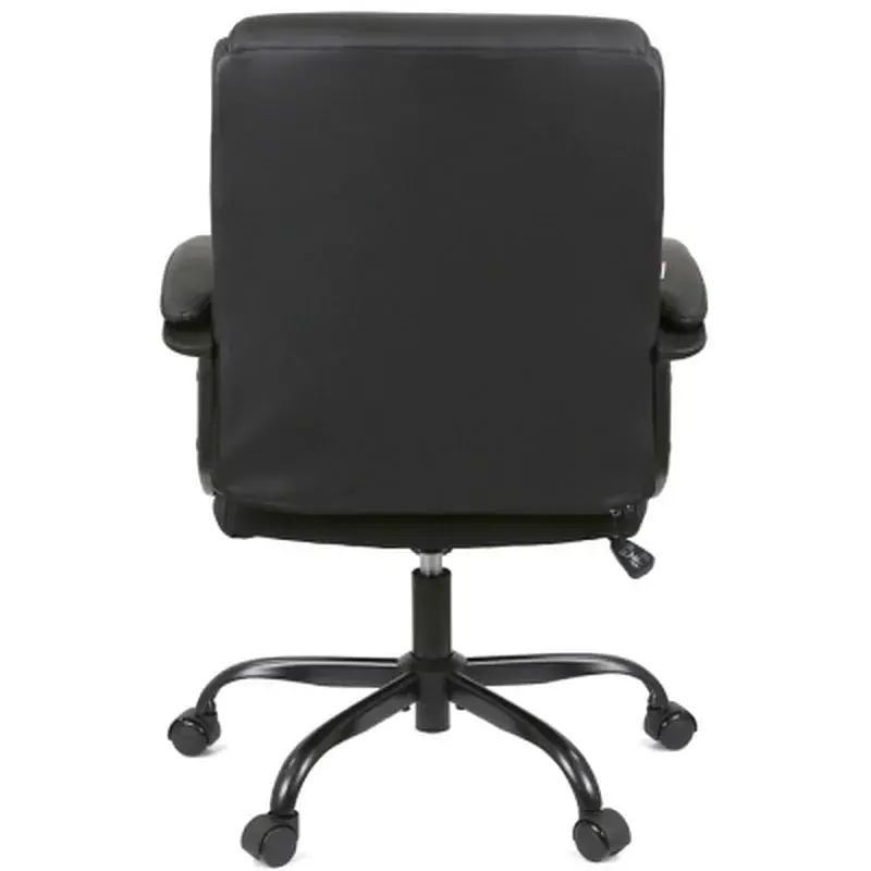 Офісне крісло Аклас Лівар TILT 10002M Чорний (PU Black) (00158598) - фото 4
