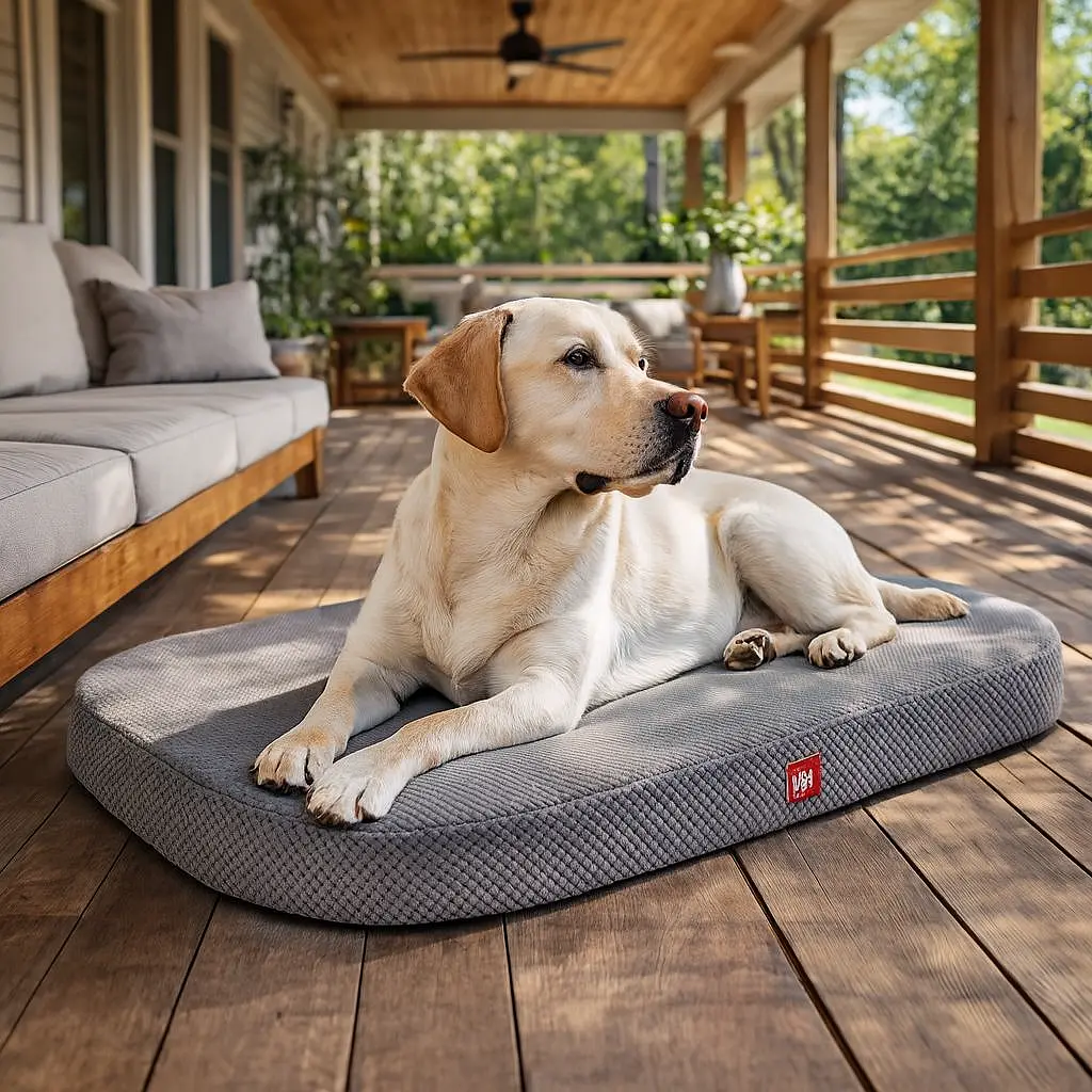 Лежанка для собак Waudog Relax, Доріс велюр, зі знімним чохлом, L, Ш 100 см, Дл 70 см - фото 2