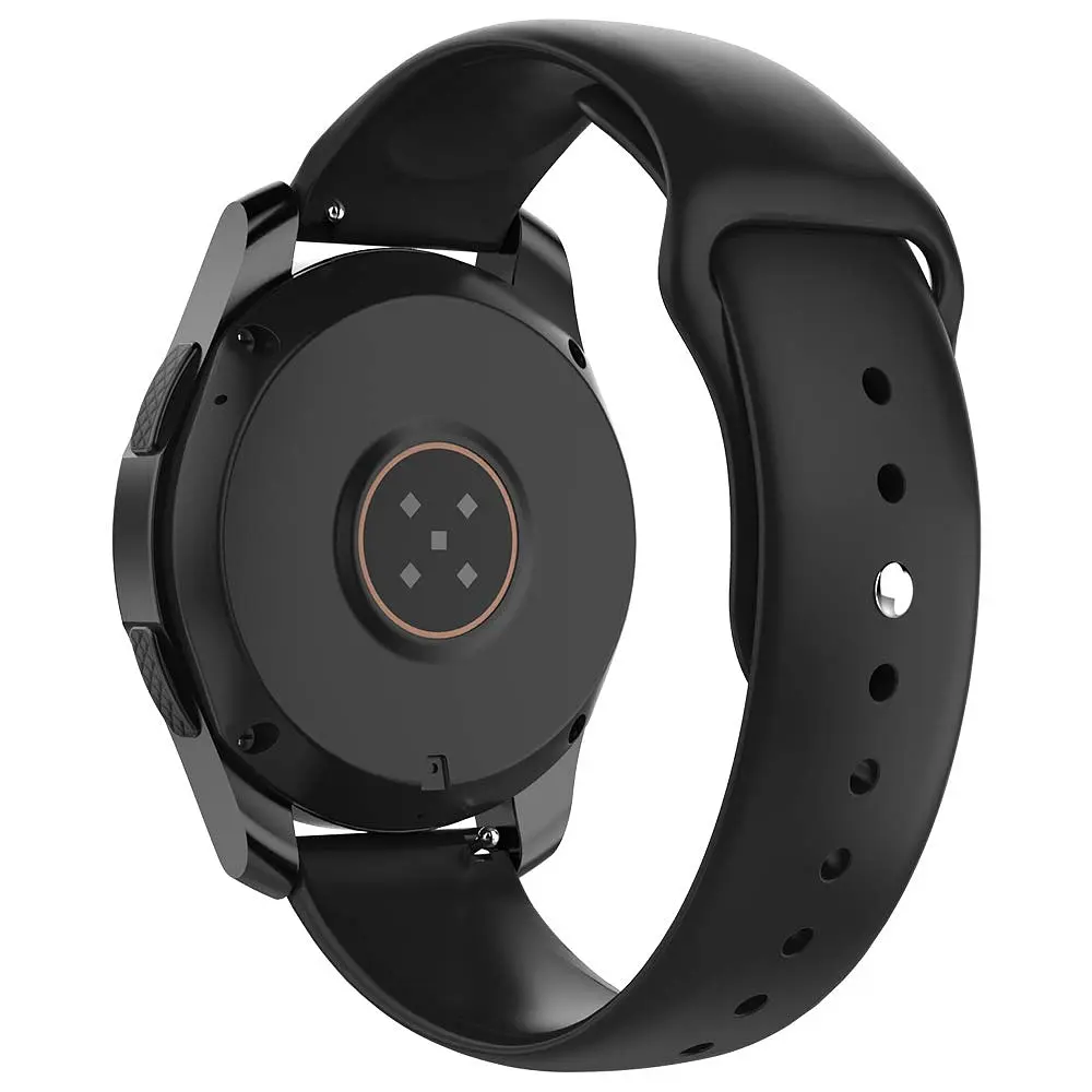 Силіконовий ремінець BeWatch 22мм для Xiaomi Amazfit Stratos 3 | GTR 47 | GTR 2 Чорний (1020301) - фото 2