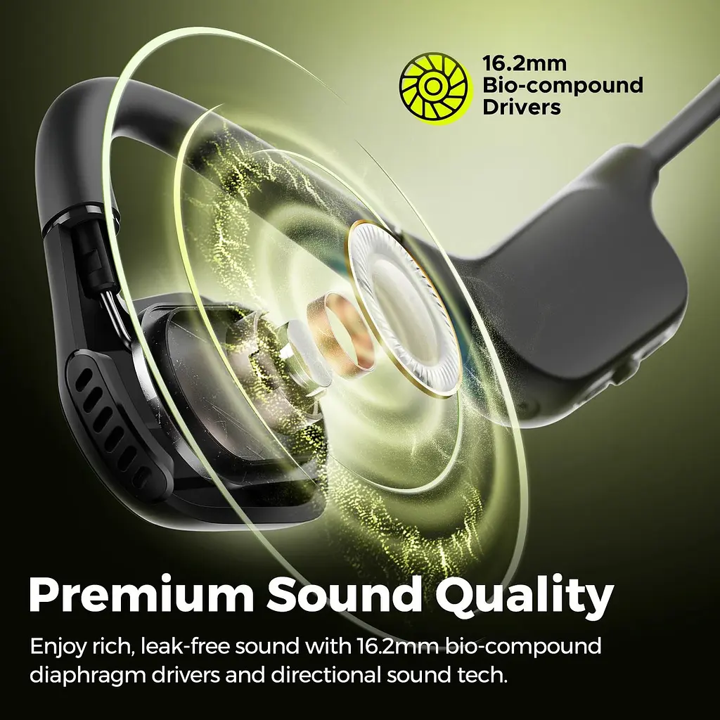 Навушники бездротові SoundPEATS RunFree Lite2 чорні - фото 7
