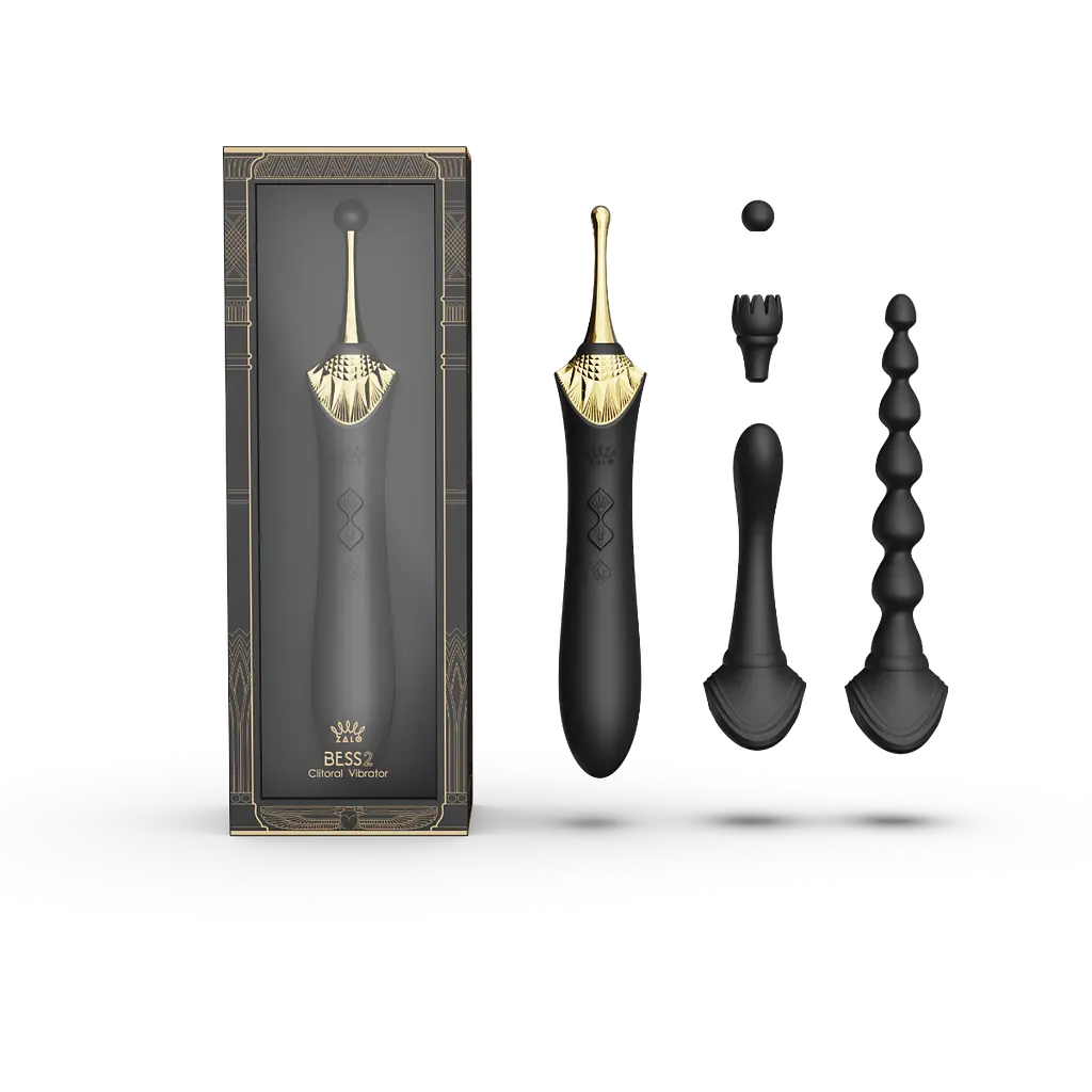 Вибратор Zalo Bess 2 21.8 см черный - фото 2