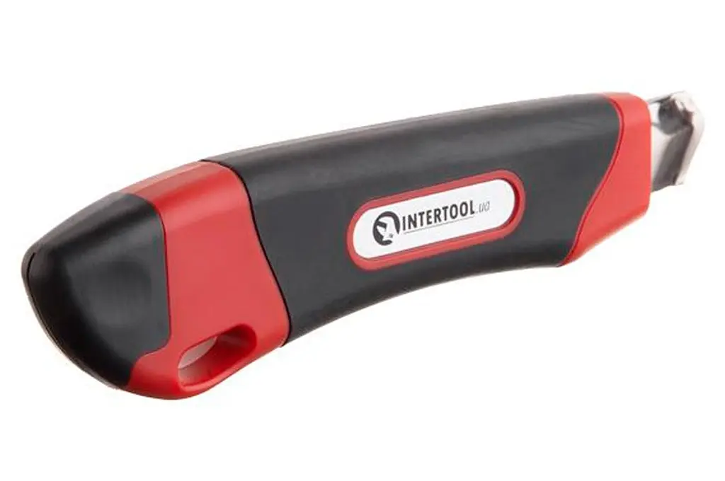 Ніж сегментний будівельний висувний Intertool 18 мм дробарка HT-0506 - фото 3