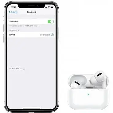Бездротові навушники Borofone BW04 Active Noise Cancelling True TWS білі 6931474753946 - фото 5