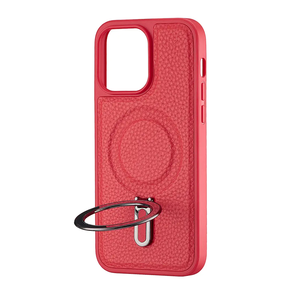 Чохол Jinduka Leather Ringo iPhone 14 Pro Max Red - фото 4