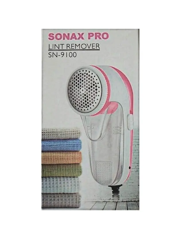 Машинка для видалення катишків SONAX Pro SN-9100 із запасним лезом Біло-рожевий - фото 2