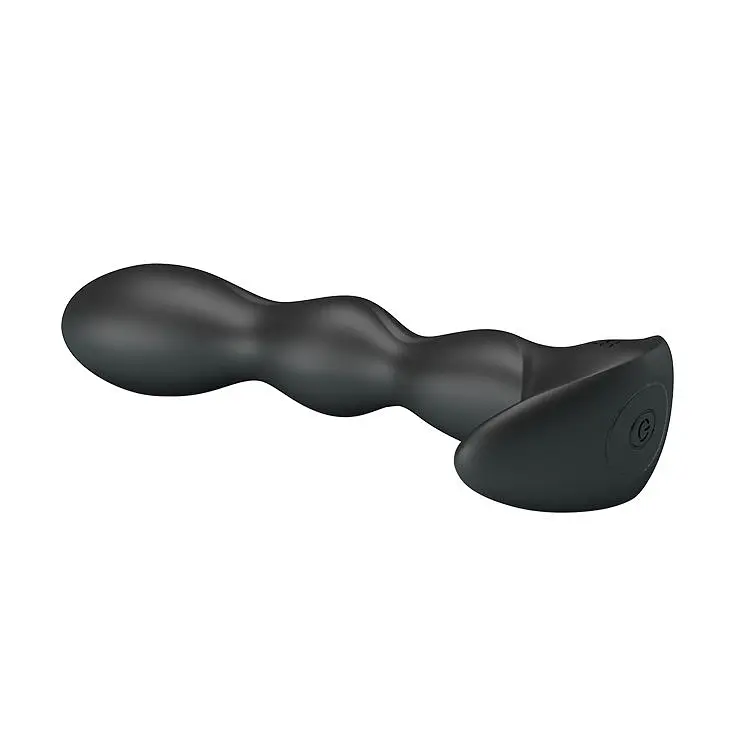Анальна пробка з вібрацією Pretty Love - Special Anal Massager, 13х3.3 см, чорний - фото 4