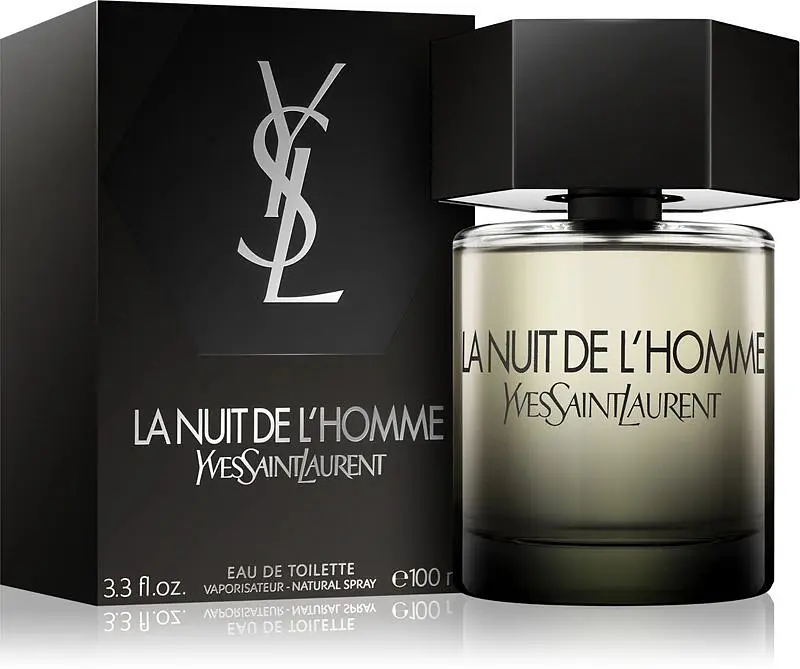 Оригінал Yves Saint Laurent La Nuit De L'Homme 100 мл Туалетна вода - фото 2