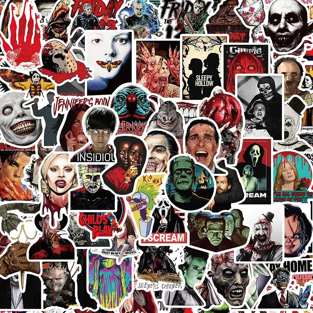 Стікерпак GeekLand Horrors 100 штук - фото 3