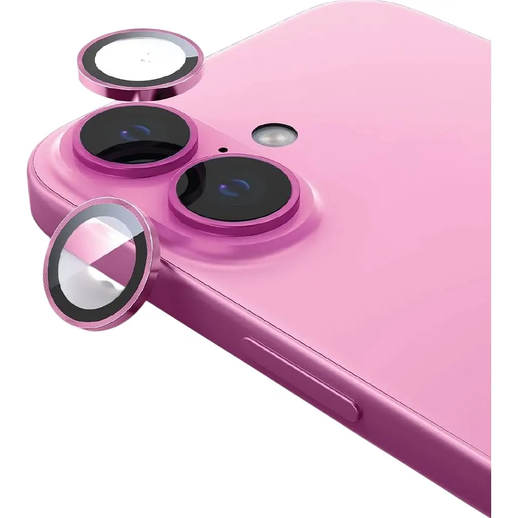 Захисне скло на камеру iLera FocusPro Lens для Apple iPhone 16/16 Plus Pink (iLFPPn16) [124806] - фото 4