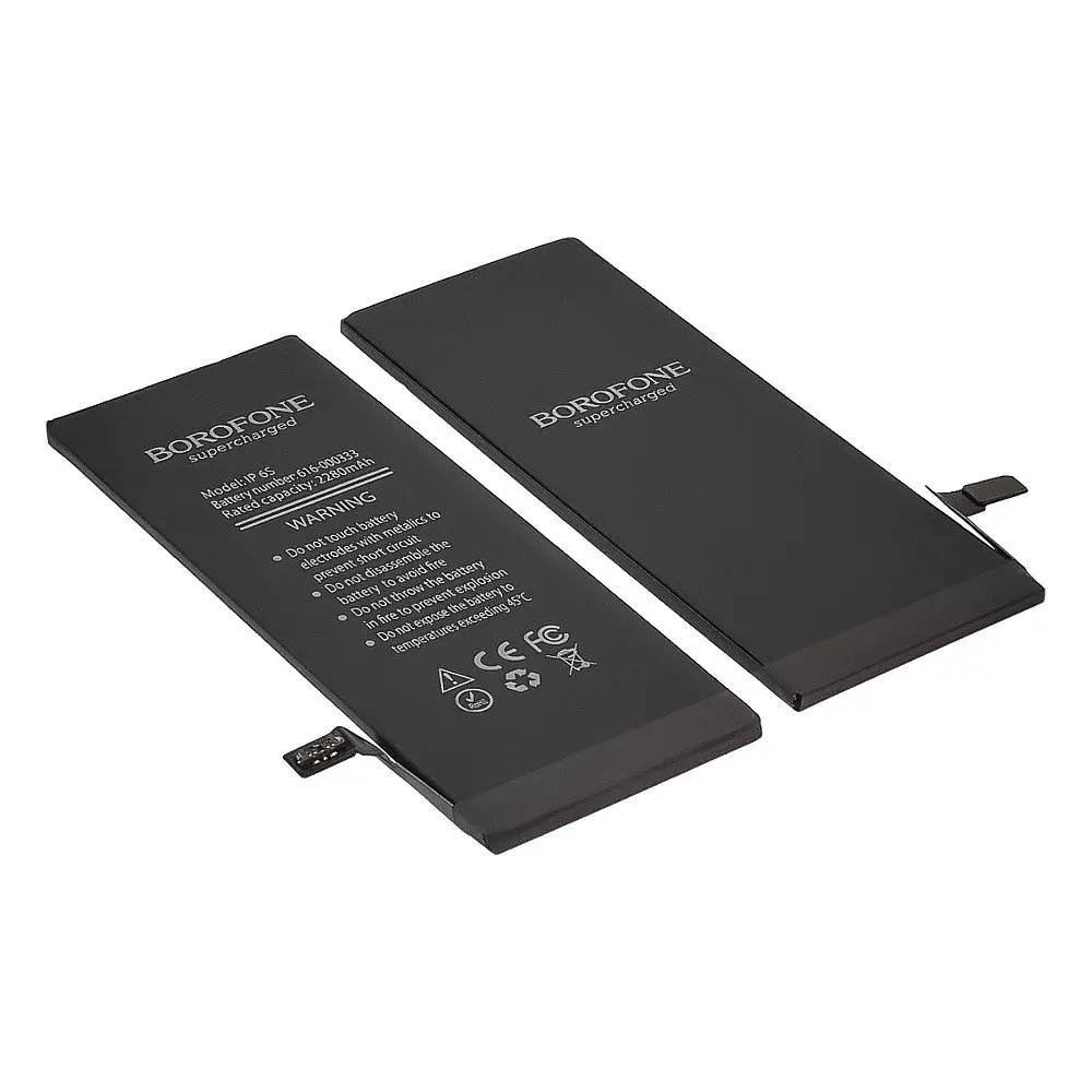 Акумулятор Borofone для Apple iPhone 6S, посилений (2280 mAh) - фото 2