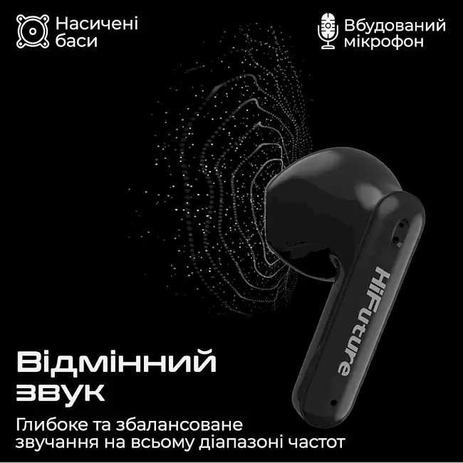 Навушники HiFuture ColorBuds2 White - фото 12