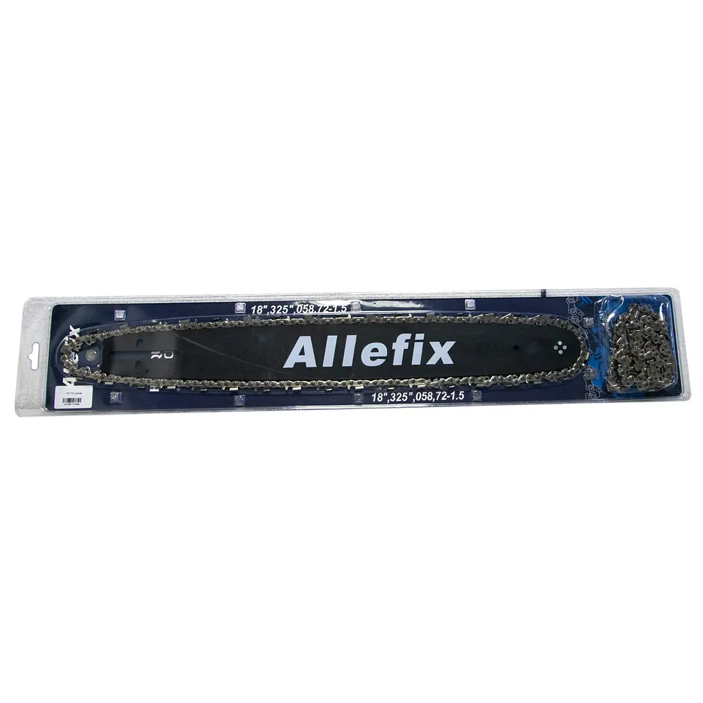 Ланцюг для міні пили Allefix 18" 72 вузлів, шина та ланцюг на електропилу 18",325",058,74-1,5 - фото 4
