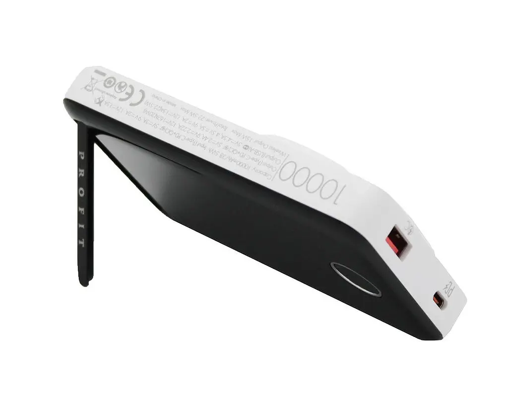 Power Bank Profit PQ17 MagSafe 22.5W 10000mAh Білий з дисплеєм - фото 2