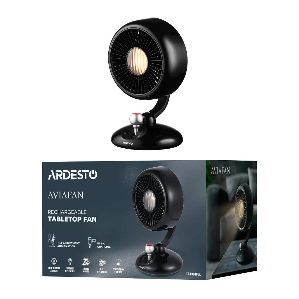 Вентилятор ARDESTO FT-F3600BL - фото 8