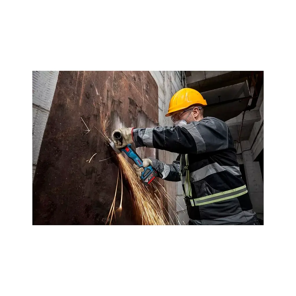 Шліфувальна машина Bosch GWS 18V-11 125мм, 18В, 2x5Ah, 0-9000об/хв, 1.7кг, кейс (0.601.9N4.103) - фото 8