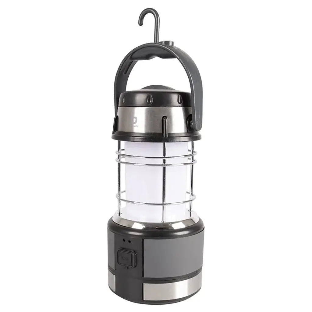 Фонарь кемпинговый Bo-Camp Camp Gear Arcturus Rechargable 220 Lumen Grey/Black (5818812) - фото 2