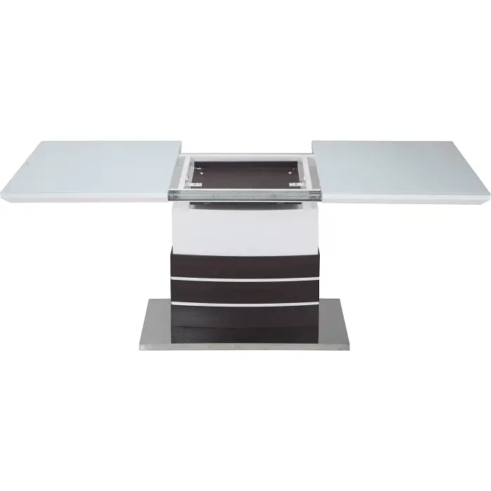 Стіл GT Racer KY8105 (160-200*80*76) White/Wooden - фото 2