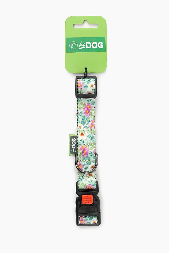 Нашийник ТМ HIDOG Flowers mint green, розмір L (ширина 25мм (35-45см)) (2100102298010A)(SN) shop (2100102298010) - фото 4