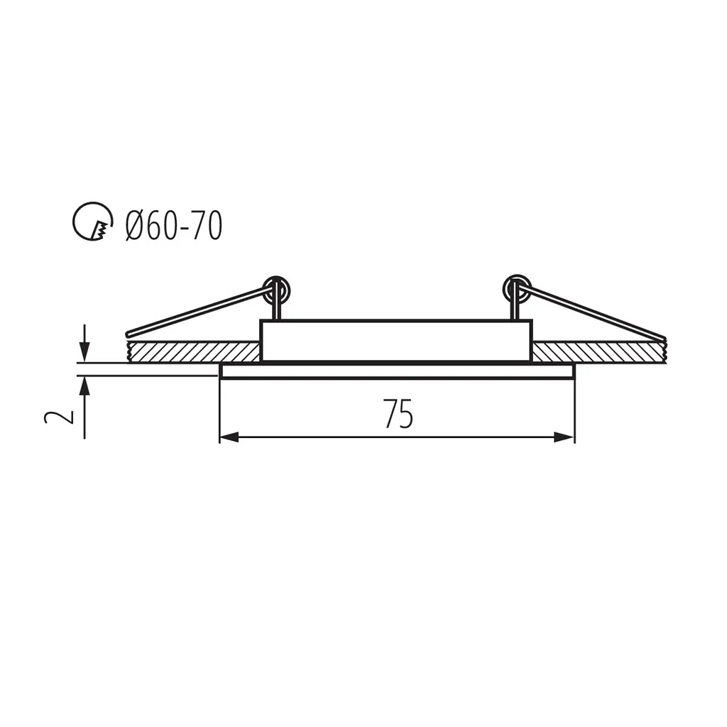 Точковий світильник Kanlux NAVI CTX-DS10-SN (4695) - фото 3