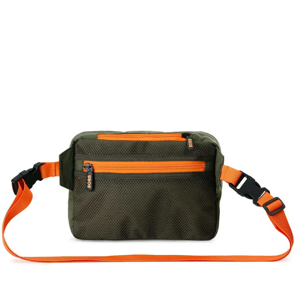 Сумка Born Utility Sling хакі/помаранчевий - фото 3