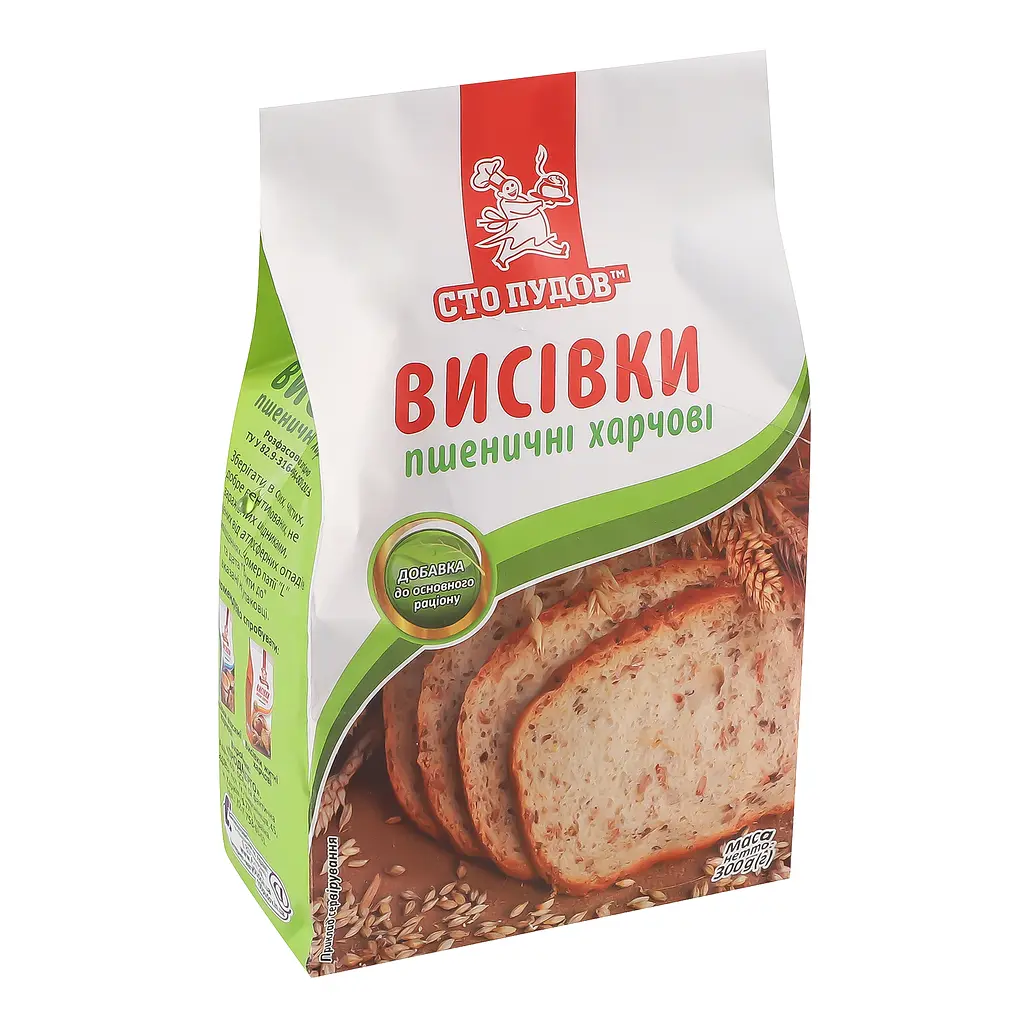 Отруби пшеничные Сто пудів 300 г (715503) - фото 2