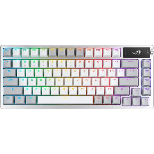 Клавіатура бездротова Asus ROG Azoth RGB White (90MP031A-BKUA11) - фото 3