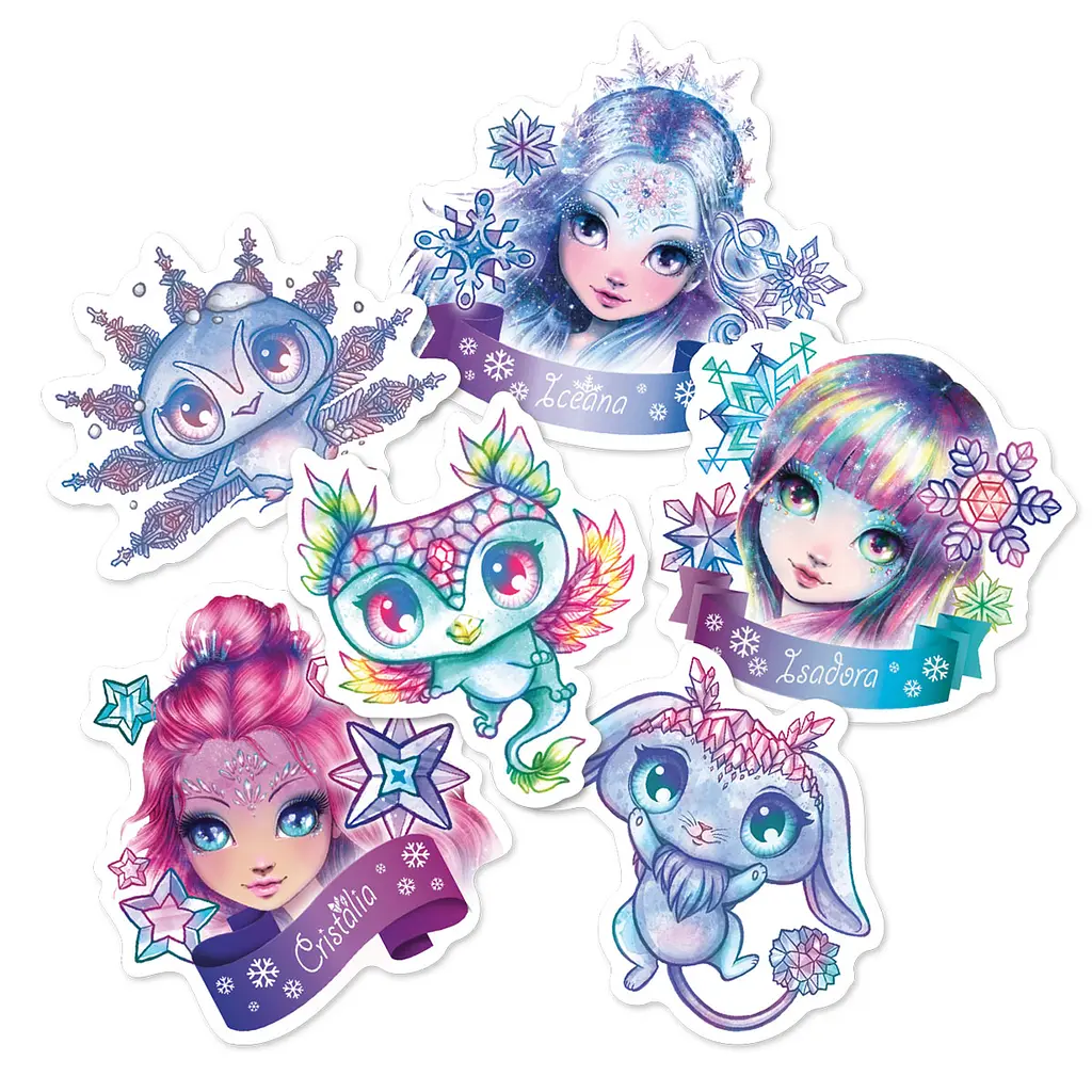 Набор виниловых наклейок Nebulous Stars Звезды Туманного мира 50 шт. (11460) - фото 6