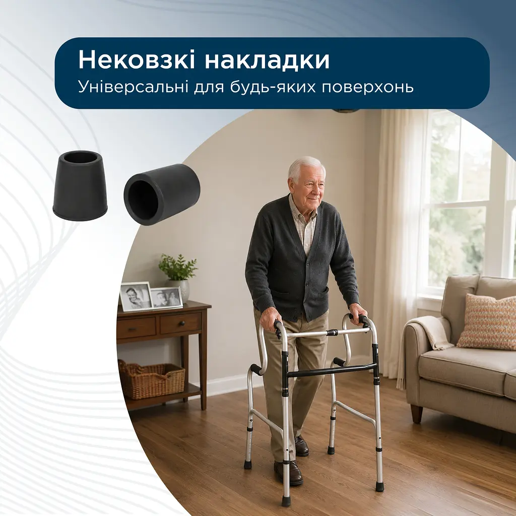 Ходунки дворівневі з однією кнопкою Doctor Life 12853 (12853-566) - фото 8