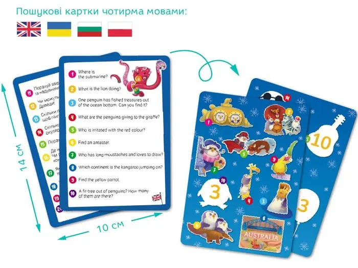 Пазл Світ пінгвінів Шукай та знаходь, DoDo, 100 ел. - фото 4