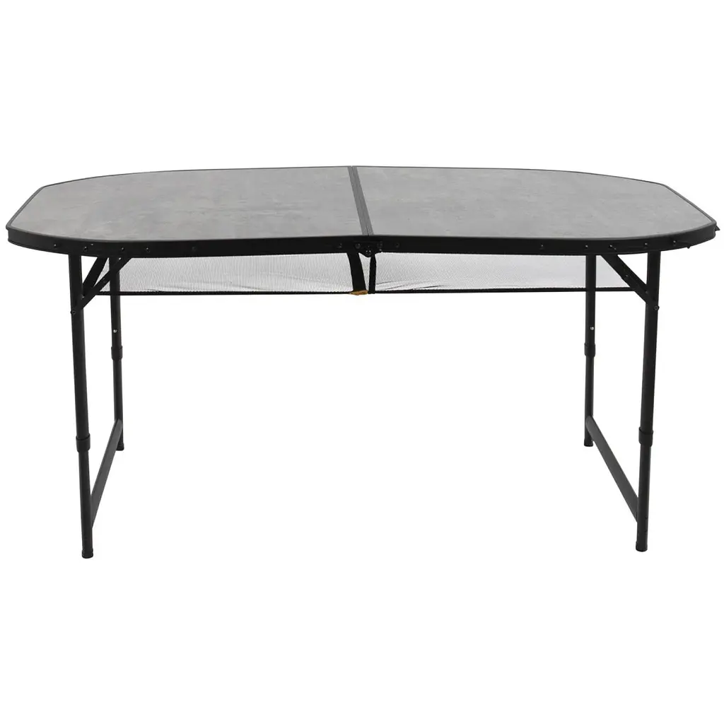 Стіл Bo-Camp Northgate Oval 150x80 cm Black/Grey (1404188) - фото 2