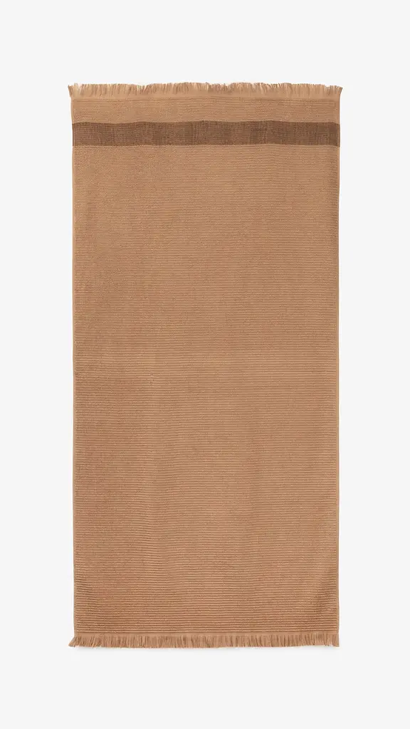 Рушник махровий 1107, Ring 24/2 70 х 140 см Кавовий shop (4820190491923) - фото 2
