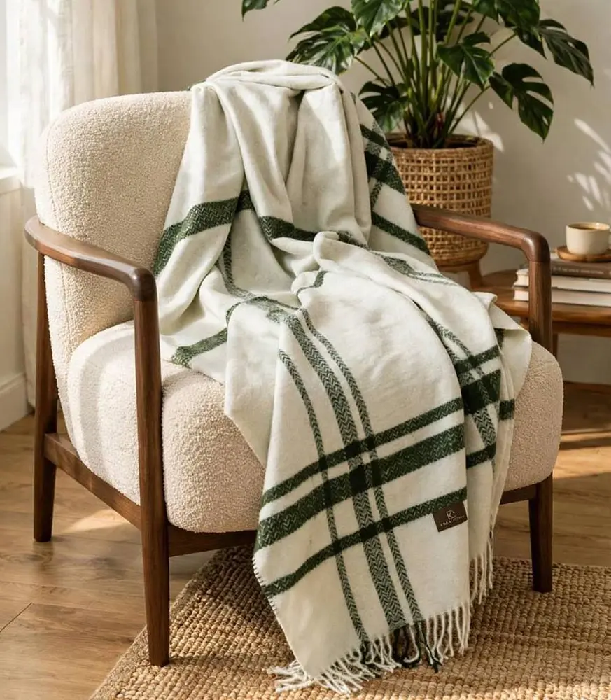 Турецький плед-покривало First Choice DAILY 200×220 см Bavori GREEN