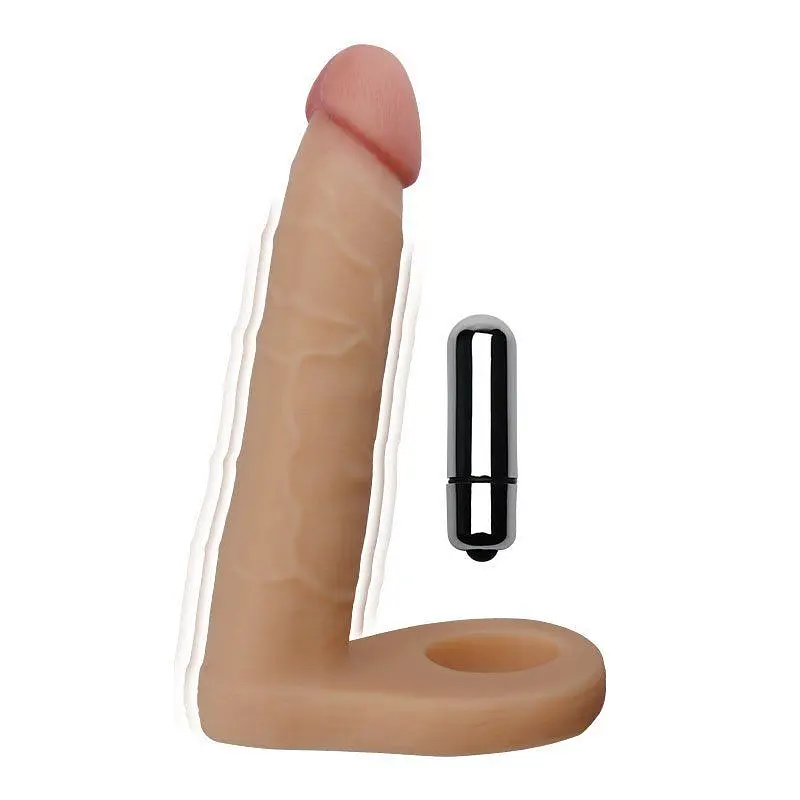 Насадка для подвійного проникнення - The Ultra Soft Double Vibrating 6.25 " - фото 5