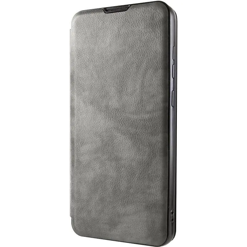 Кожаный чехол-книжка Belora для TECNO Spark Go 2 Gray - фото 3