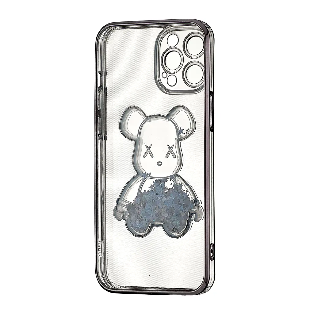 Чохол Shining Bear Case Protected Camera iPhone 12 Pro Max Black - фото 3