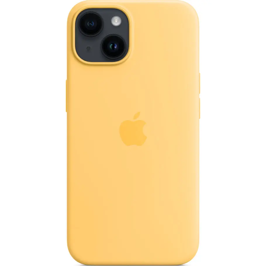 Чохол Silicone Case with MagSafe для Apple iPhone 14 Sunglow ААА [77424] - фото 2