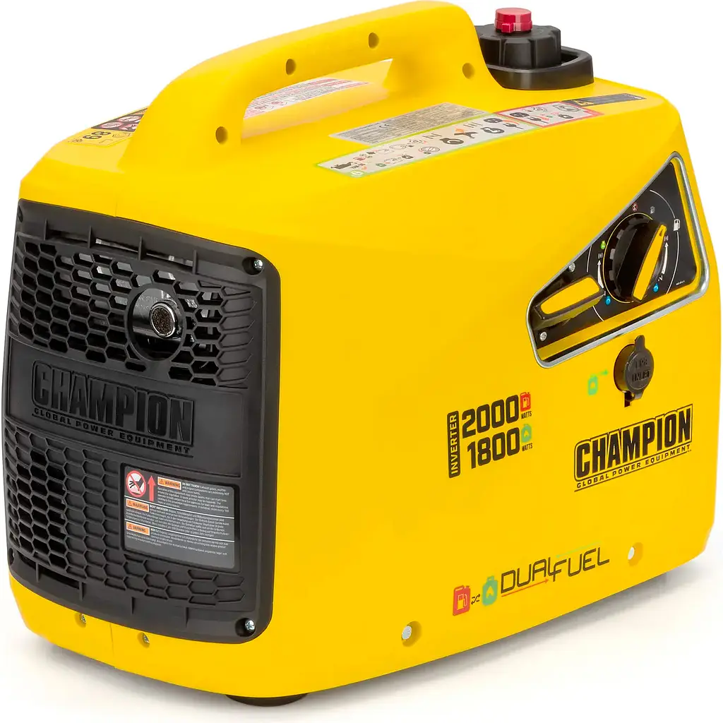 Інверторний газово-бензиновий генератор Champion 2000 82001i-DF-EU [117534] - фото 3