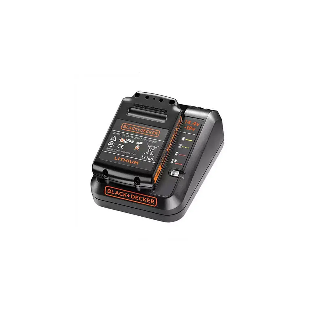 Зарядний пристрій для акумуляторів інструменту Black&Decker 14.4 В, 18 В,1 A, 0.53 кг (BDC1A) - фото 2