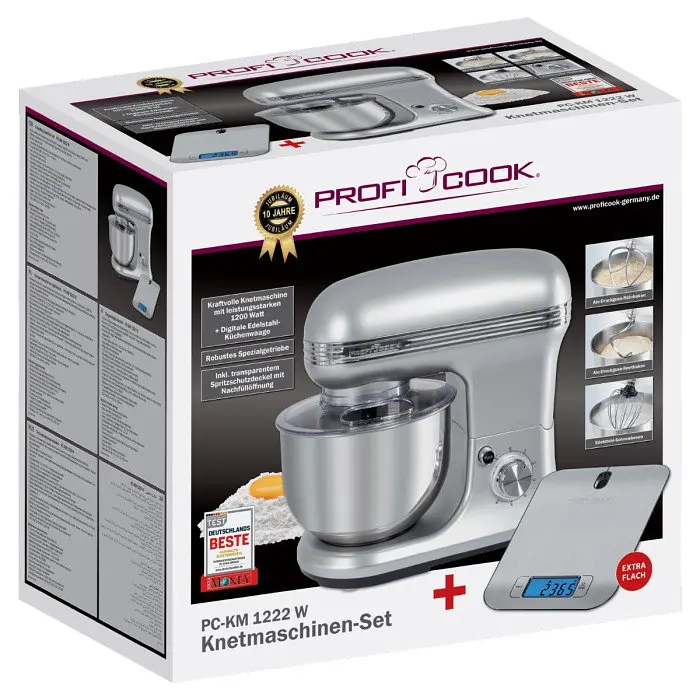 Планетарний міксер-тестоміс Profi Cook PC-KM 1222 5л - фото 10
