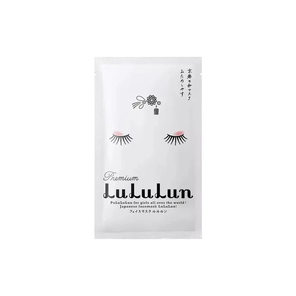 Маска для обличчя Lululun Premium Face Mask Kyoto Maiko Зволожуюча З екстрактом саке та бін-цукє 1 шт (4582305063387)