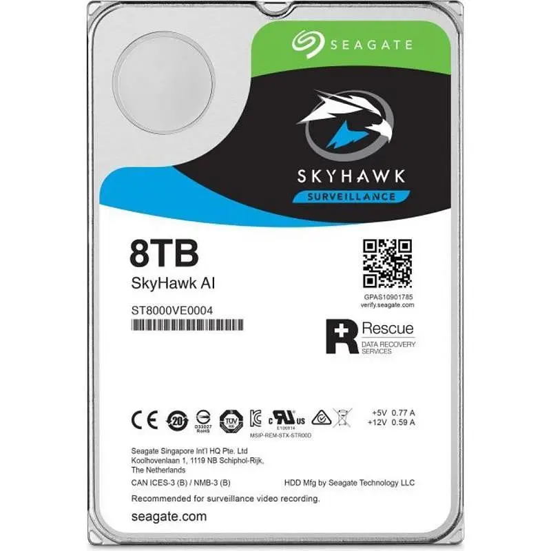 Жорсткий диск Seagate SkyHawk AI 8 TB (ST8000VE001) - фото 2