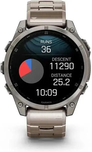 Смарт-часы Garmin Fenix ​​8 47mm AMOLED Sapphire Titanium with Vented Titanium Bracelet (010-02904-40) - фото 4
