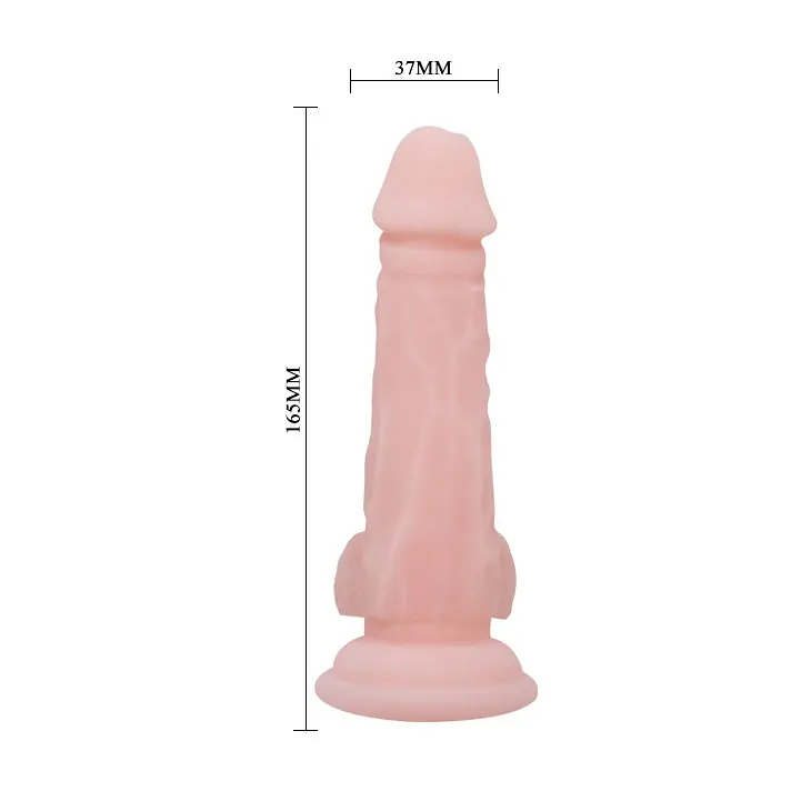 Фаллоимитатор Baile Super Dildo 6.4" 16.5 см телесный - фото 4