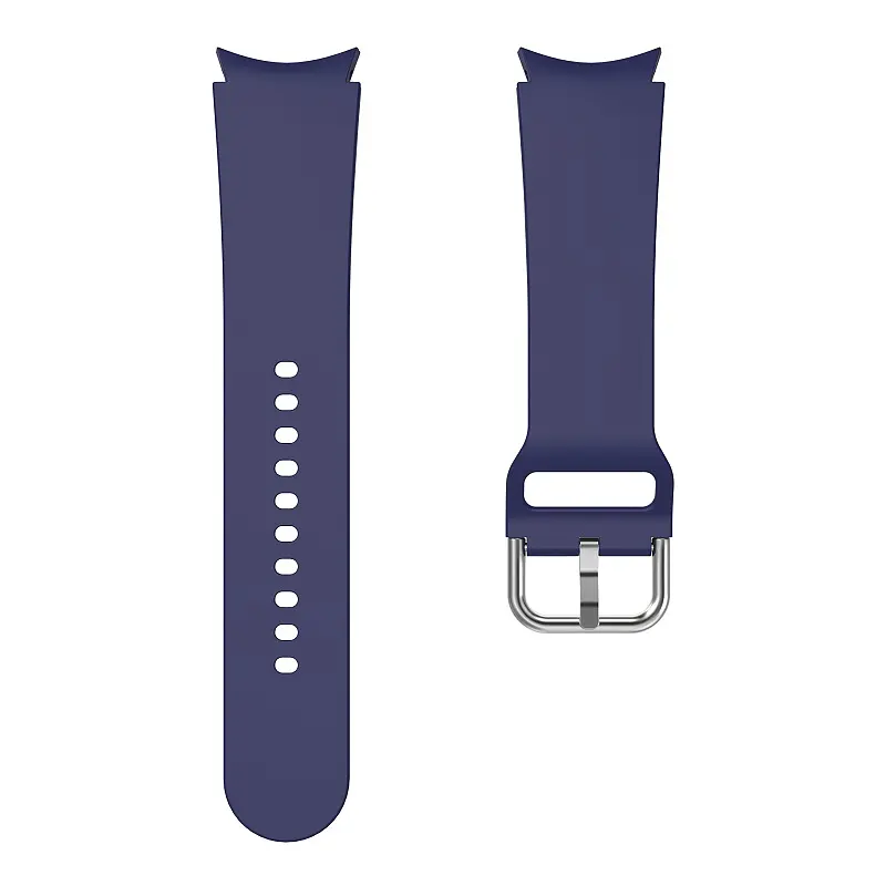 Ремінець для Samsung Galaxy Watch 5 40mm - синій ширина кріплення 20мм силікон Watchbands Galaxy OneLine (W41-9WB88705247) - фото 3