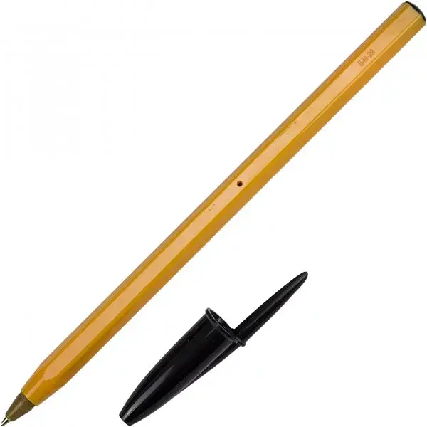 Ручка кулькова Bic Orange 3км чорна 1199110114/8099231/1144 - фото 2