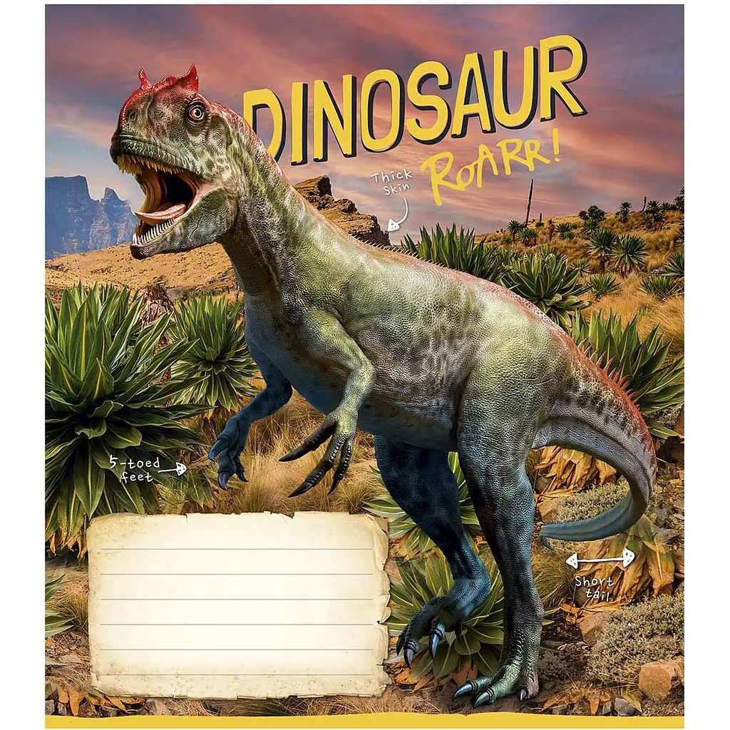 Зошит загальний Школярик Jurassic world у лінію 18 аркушів 25 шт. (018-3310L) - фото 4
