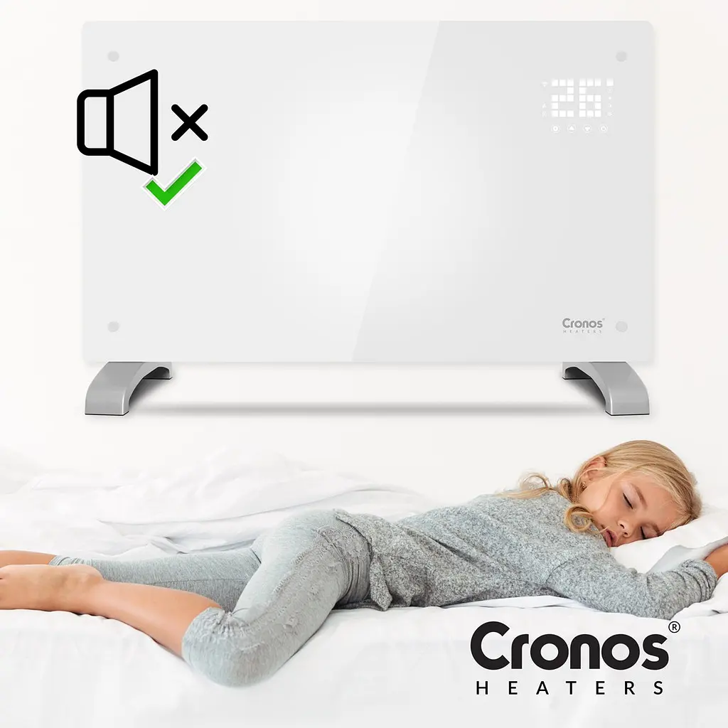 Конвекторный обогреватель Cronos Heaters 2в1 2000W Wi-Fi White - фото 7