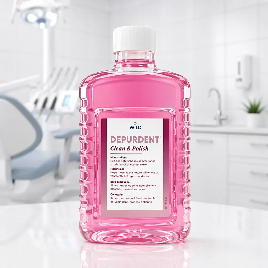 Ополіскувач для ротової порожнини Depurdent Clean Polish очищення та полірування 1500 мл