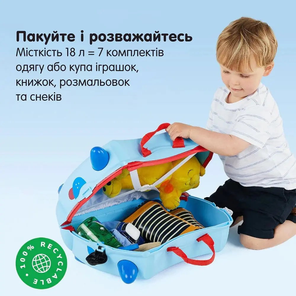 Дитяча валіза Trunki Dougie Dog блакитна (0063-GB01-UKV) - фото 5